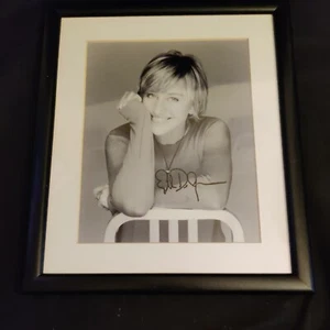 Ellen DeGeneres Signed RARE FULL AUTOGRAPH Photo COA Framed - Picture 1 of 4