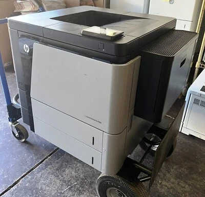 HP M806dn LaserJet Enterprise Workgroup Printer ONLY 14.3k Pages with NEW TONER - Image 1 of 4