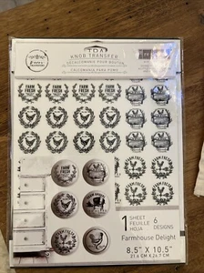 Farmhouse Delight Knopf Transfers Aufkleber - Bild 1 von 2