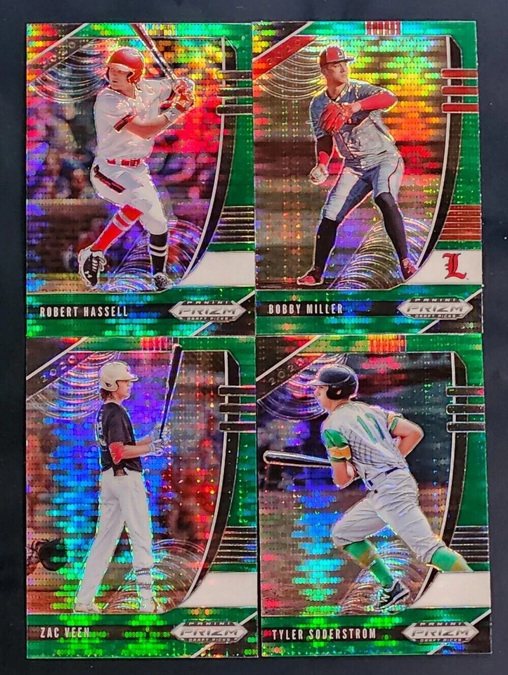 2020 Panini Prizm Draft Picks GREEN PULSAR PRIZMS You Pick the Card - Image 1 of 1