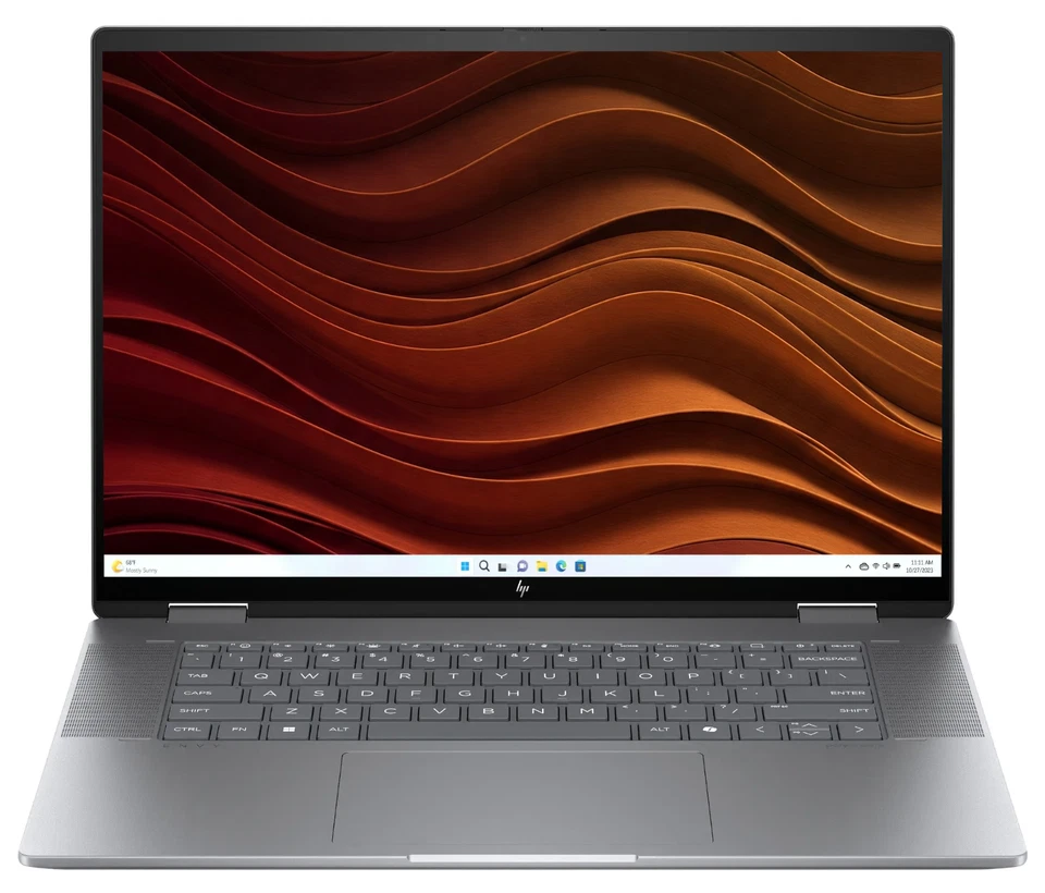 NEW HP Envy 2-in-1 Touch Laptop 16" R5 8640HS 8GB RAM 512GB SSD Silver - Win 11 - Image 1 of 4