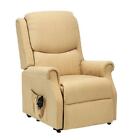 Drive Indiana Single Motor Fabric Petite Rise and Recline Chair Tilt Armchair