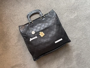 Chanel Matelasse Lambskin Leather Tote Bag Handbag Vintage Made in France Unisex - Picture 1 of 21