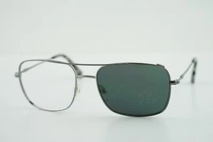 EA 2011 3010/87 Emporio Armani Gunmetal Sunglasses 56-17-140 Aviator - Picture 1 of 8