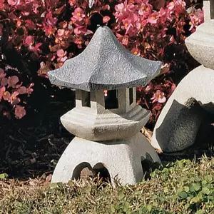 10,5" asiatisch inspirierte ruhige abgestufte Turm Blumenbeet Teich Pool Pagode Skulptur - Bild 1 von 6