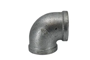Galvanised Malleable Iron Elbow 90 Degree Pipe Fitting 32mm (1 1/4") - Picture 1 of 4