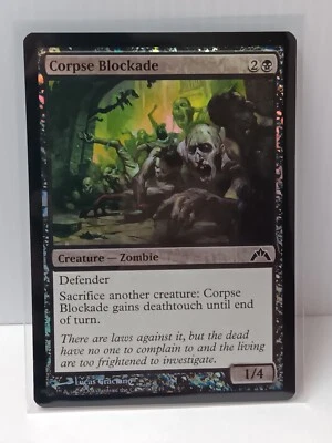 MTG Magic The Gathering Card Corpse Blockade Creature Zombie Black Gatecrash  - Image 1 of 4
