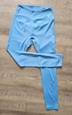 Leggings Gymshark Mujer Talla Mediana Cintura Alta Azul Entrenamiento Gimnasio Entrenamiento Yoga Foto 1 de 4