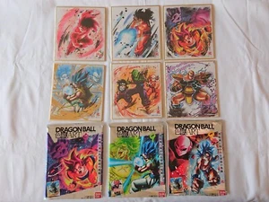 Sikishi Art9 Cardboard Mini Poster 6 kinds sets Dragon Ball Z Bandai Japan NEW - Picture 1 of 14