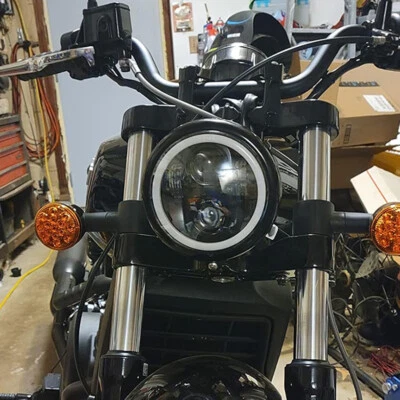 Faro LED de 5-3/4" 5,75" pulgadas para Yamaha Road Star XV1700 V Star 1100 Foto 1 de 4
