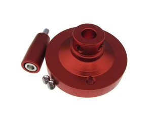 Volante manual de aluminio macizo HQ 63 mm con escala para fresado CNC eje rojo: 10 mm - Imagen 1 de 2