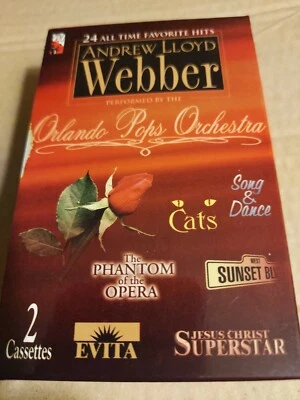Andrew Lloyd Webber 24 All Time Favorite Hits Sealed Double Cassette New Sealed — 第 1/2 张图片