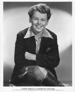 JACKIE MORAN Kind Star Vintage 8x10 Studio Portrait Foto 1937 - Bild 1 von 2