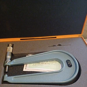 Mitutoyo 118-129 Sheet Metal Micrometer 0-1" .00005" grad  - Picture 1 of 4