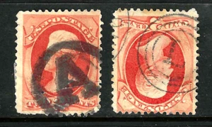 UNUSUAL LETTERS A & L Fancy Cancel 2 Cent Sc #178/183 Jackson 1875-79 US 57F53 - Picture 1 of 3