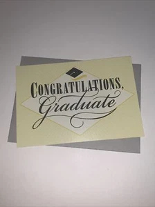 Hallmark Graduation Card: Congratulation Accomplishment Bright Future w/ Promise - Picture 1 of 5