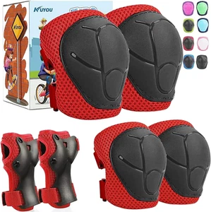 Kids Knee Pads Elbow Pads Guards Protective Gear Set Safety Gear for Roller - Picture 1 of 7