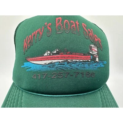 Gorra de colección Snapback gorra espuma frontal bosque verde malla tienda de botes Missouri deportes Foto 1 de 4