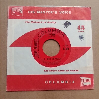 TONY BENNETT If I Ruled The World 45 7" POP JAZZ VOCAL Record Vinyl Records - Image 1 of 3