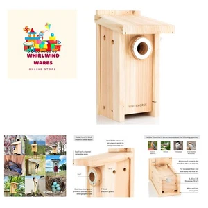 Bluebird House - A Bird House Built to NABS Specs - Nestbox for Various Songb... - Picture 1 of 8