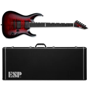 ESP E-II Horizon NT-II See Thru Black Cherry Sunburst Electric Guitar + Case MIJ - Picture 1 of 4