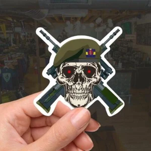 Princess of Wales Royal Regiment (PWRR) High-Quality Vinyl Sticker - 100mm - Picture 1 of 4