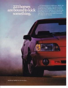 1990 Ford Mustang GT 2 pg Print-Ad /  Great Art / - Picture 1 of 1