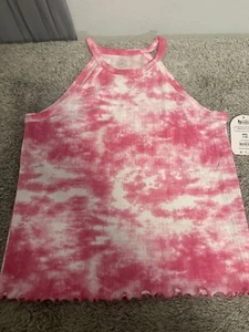 Wonder Nation Girls Colorful Pink Halter Tank Top Size XXL (18) NWT - Picture 1 of 7