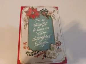 Hallmark Christmas Card "Extra Daughter" - Picture 1 of 3