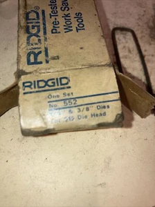 NEW Ridgid #552 4 Pc Dies for 1/4" & 3/8" NPT Threads 47890 - Picture 1 of 7
