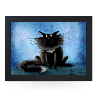 FABULOUS FELINES Sylvester Katze gepolstert Schoß Tablett Laptop Tablett für Bett Laptrays für TV Abendessen