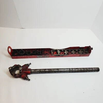 Vintage Craftsman Ratchet Style Pipe Threader 6 Piece Set Read Condition - Image 1 of 4