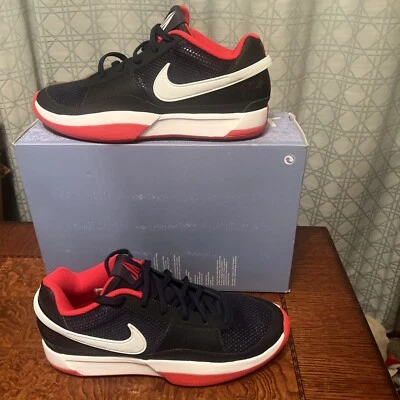 NIKE JA MORANT 1 USA BASKETBALL SHOES FQ4796 403 RED WHITE BLUE Men’s Sz 10 New - Image 1 of 4