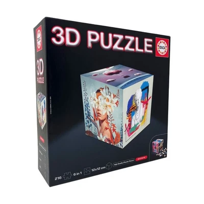 Nuevo - Puzzle Cubo 3D Educa - Estética: 216 Piezas - Edades 14+ | 1+ Jugadores Foto 1 de 4