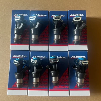 New Set of 8PCS OEM 25317628 Fuel Injector for Buick Cadillac Chevrolet Sierra - Image 1 of 4