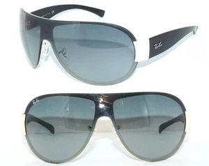 Ray Ban SONNENBRILLE BLAU SCHWARZ WEISS RB 3350 SHILD 3361 BRILLE 3392 ETUI - Bild 1 von 7