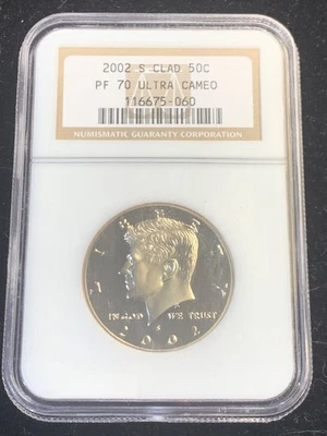 2002-S KENNEDY HALF DOLLAR - NGC PF70UC - Image 1 of 2