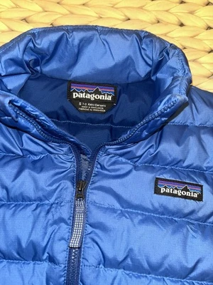 Chaqueta Suéter Patagonia Niños Plumón Puffer EE. UU. Talla S 7-8 Azul Excelente Estado 💙 Foto 1 de 4