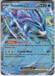 UR-01 Holo Suicune ex 010/034 Classic Collection Trading Card Game Classic - Picture 1 of 1