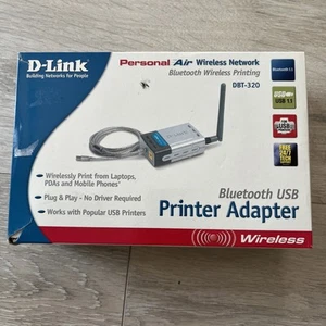 D-LINK DRUCKER ADAPTER BLUETOOTH USB ( DBT-320 ) PLUG & PLAY USB DRUCKER - Bild 1 von 7