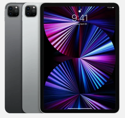 Apple iPad Pro 11in 3rd Gen 2021 - All Colors-All Sizes - Wi-Fi Only - Very Good - Image 1 of 4