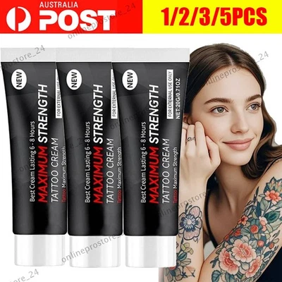 1-5X Tattoo Numibing Cream Gel 20 Grams Up to 6 Hours Extra Strength for Tattoos - image 1 of 4