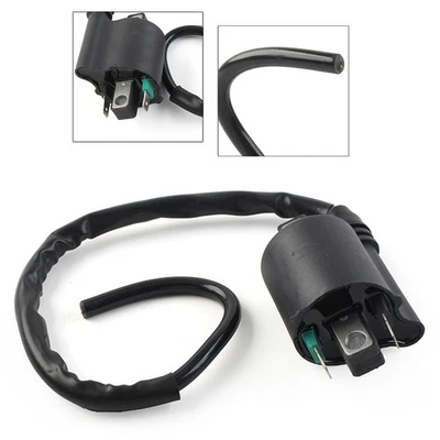 1Pc Black ATV Ignition Coil Fit For Honda TRX420FPA 12-14 TRX420TM 30510-HP5-601 - Image 1 of 4