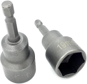 2Pc Leveling Scissor Rv-Jacks Socket Drill Adapter with 1/4 Quick Connect Hex Sh - Picture 1 of 12