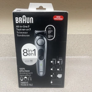 Braun All-in-One Trimmer Kit Series 7 7410 8-in-1 Trimmer Men Beard Body Hair - Picture 1 of 6