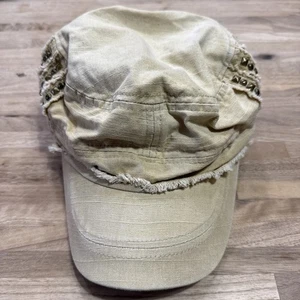 Mütze Kappe Icing hellbraun Nieten Damen - Bild 1 von 5