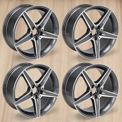 4pcs 18"x8.5" Wheel Rim fits Mercedes Benz E300 E350 E400 E450 E550 C300 E63 AMG - Image 1 of 4