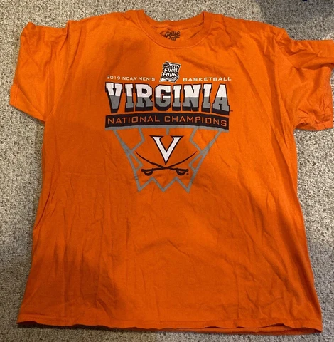 Virginia Tech Hokies NCAA Men’s Basketball Champs Tshirt Men’s XL Short Sleeves Cover