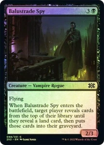 4 x FOIL Balustrade Spy MTG Double Masters 2022 / 2X2 NM Black - Picture 1 of 1