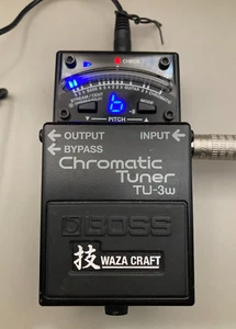Boss Waza Craft TU-3W Chromatic Tuner Effector Japan TU3W Bass Electric Guitar - Picture 1 of 11